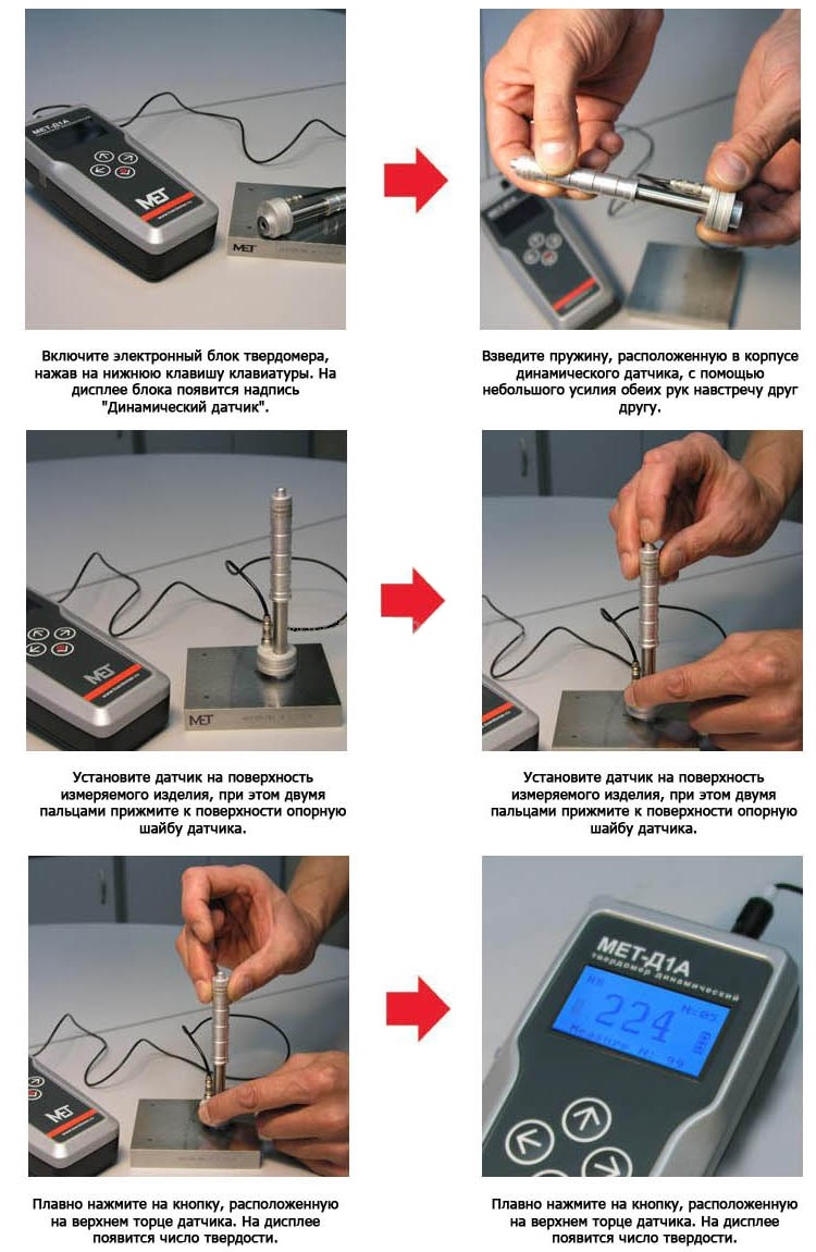 Твердомер динамический МЕТ-Д1А купить по низкой цене.