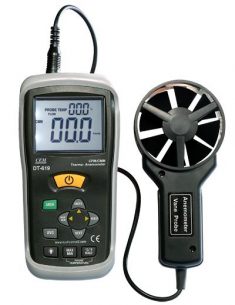 Термоанемометр CEM DT-619 измеритель скорости воздуха и температуры
