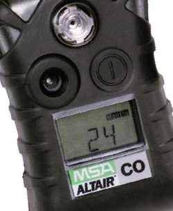 ALTAIR CO cигнализатор, пороги тревог: 17 ppm и 86 ppm (равно 20 и 100 мг/м3)